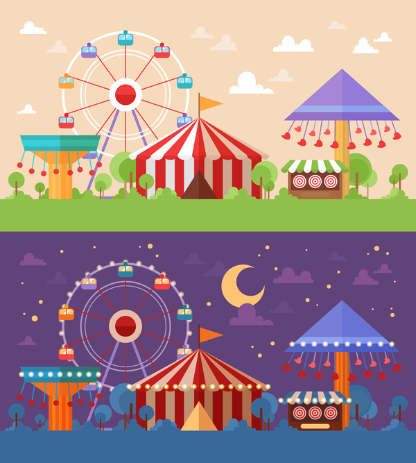 Flat design example