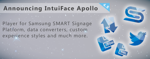 IntuiFace Version 4.8 - aka IntuiFace Apollo - is out the door