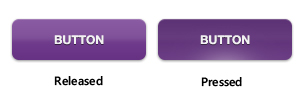 Button released and Button pressed must be recognizable