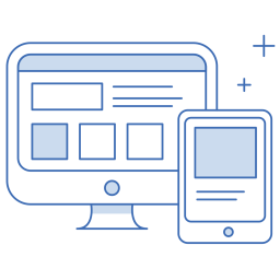 web mobile application icons - search engine optimisation services