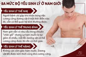 Các mức độ yếu sinh lý thường gặp