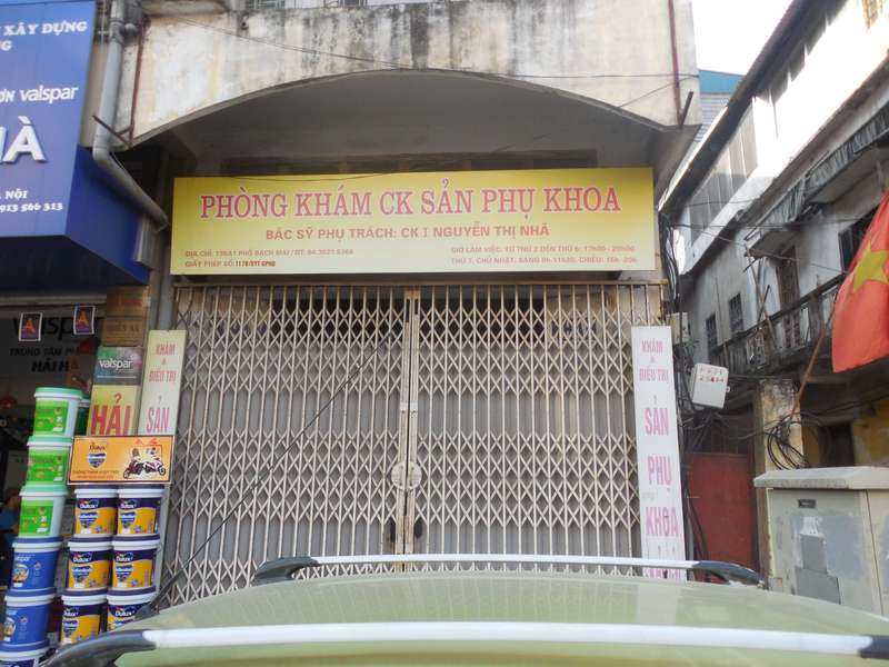 Phòng khám sản phụ khoa bác sĩ Nguyễn Thị Nhã