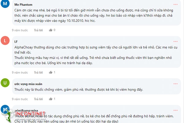 Alpha choay có tốt không