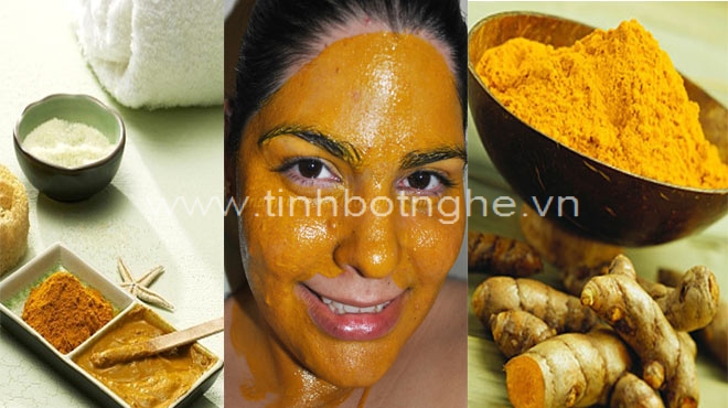 mặt nạ bột nghệ da dầu