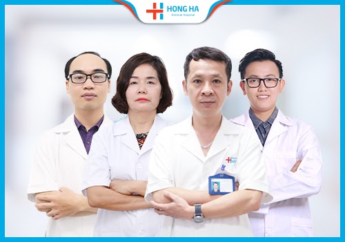 Đội ngũ y bác sĩ bệnh viện hồng hà
