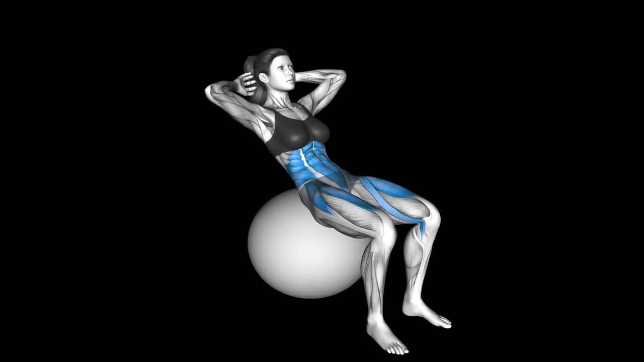 Stability Ball Crunch How To Video, Alternatives & More