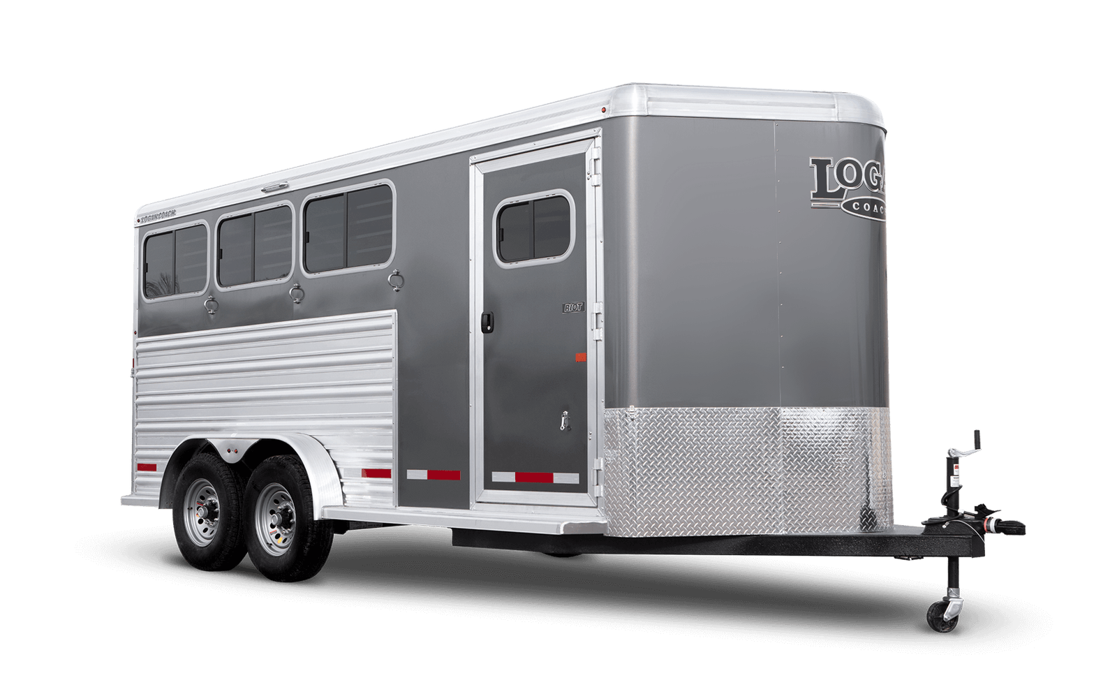 Riot Bumper Pull Horse Trailer Logan Coach