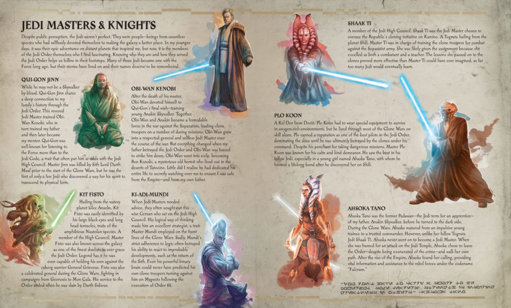 Jedi Masters & Knights from The Secrets of the Jedi