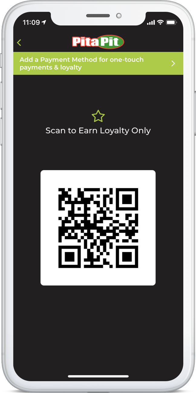 iPhone App Loyalty Scan