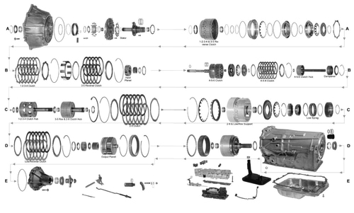 Raybestos Friction Clutch Pack For GM 6L80 Transmission - 2006 & Newer