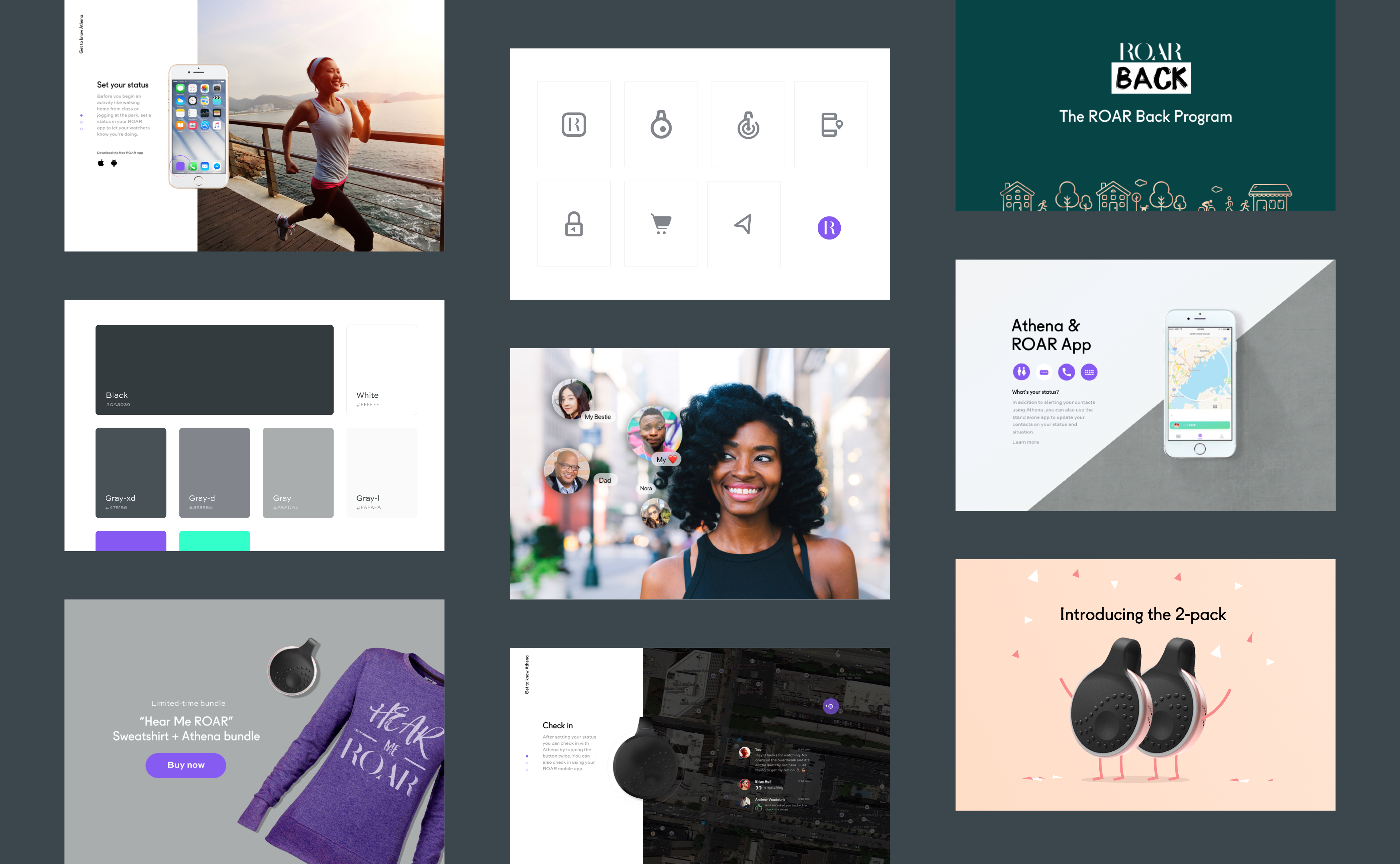 Roar for Good responsive website design samples by RocketAir