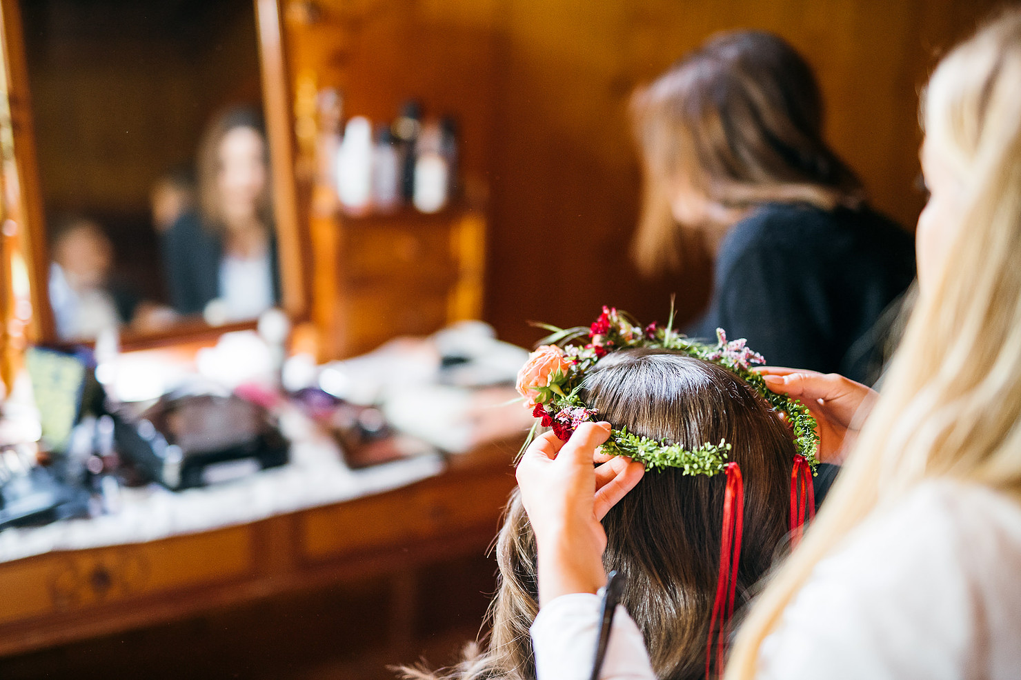 Flowercrown Hochzeit Vorarlberg