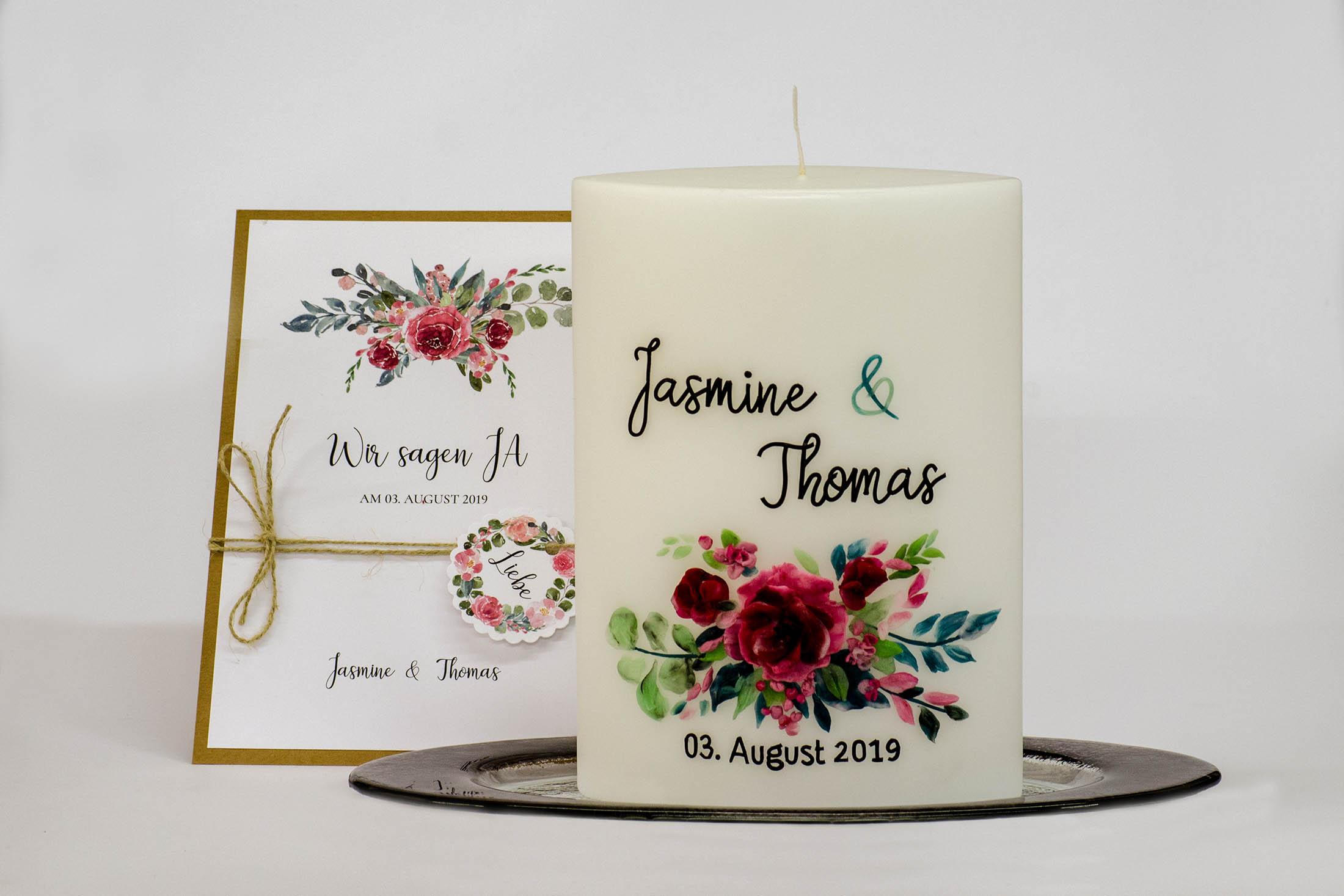 Hochzeitskerzen von Kerzenstudio Burtscher