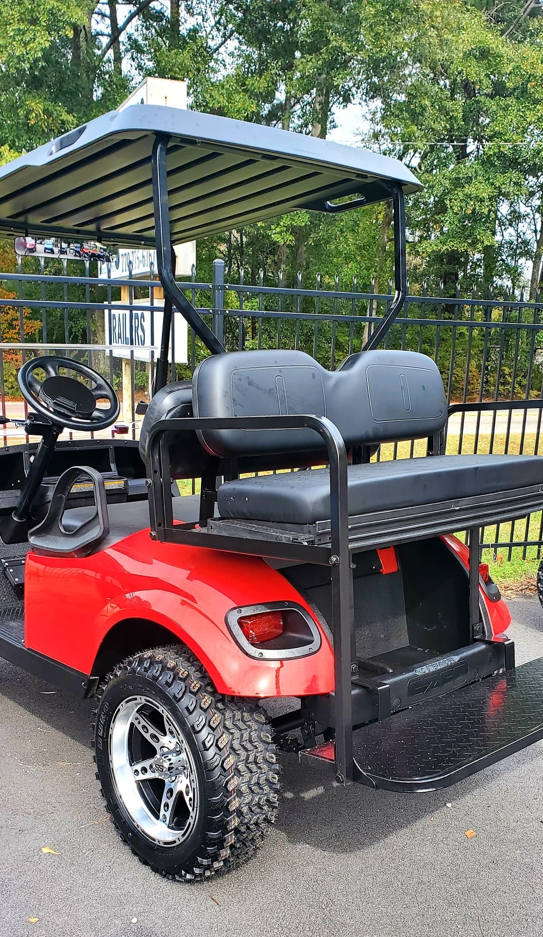 2018 EZGO TXT Flame Red