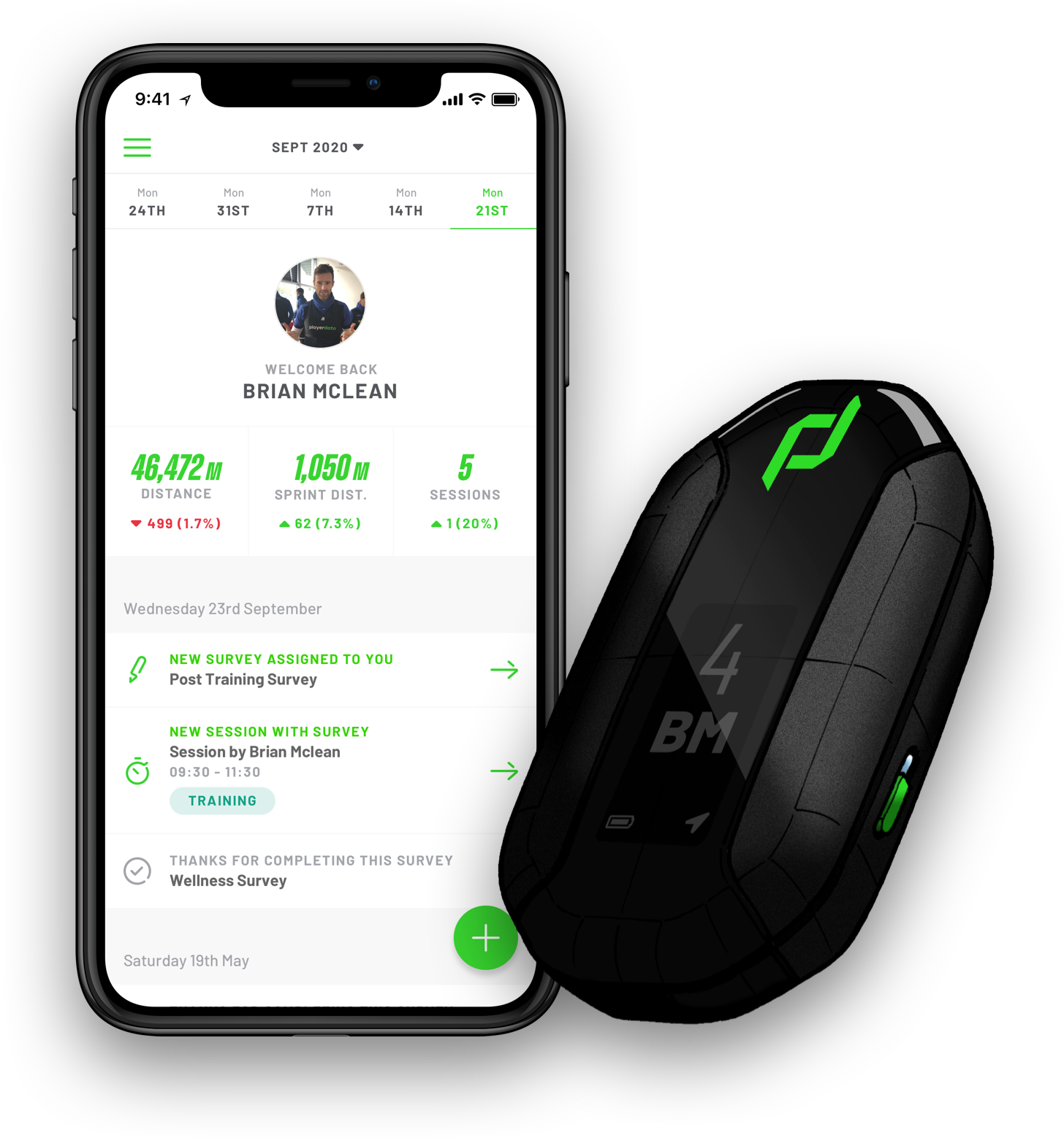 PlayerData Sports GPS & Wearable Technology
