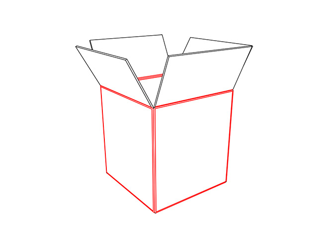 CAJA FEFCO F PARA AUTOPARTES USOS MÚLTIPLES ALETA SIMPLE ENVIOS, MERCADOLIBRE, ECOMMERCE, CONTENEDOR 260X260X280