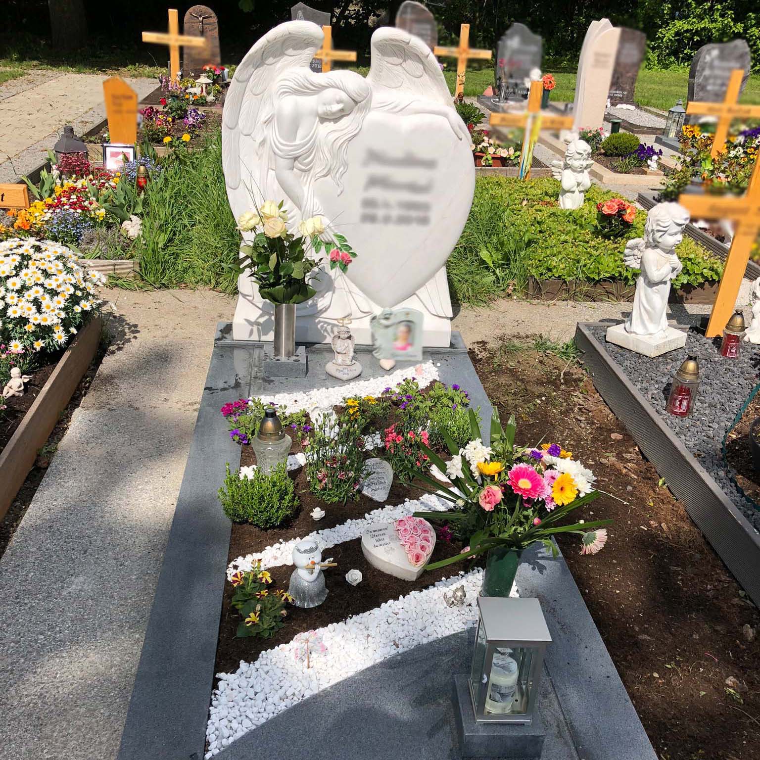 schönster Grabstein mit Engel in Deutschland