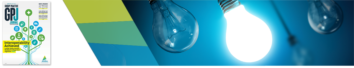 GPJ magazine cover with lightbulbs