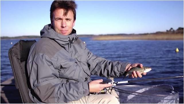 man fishing