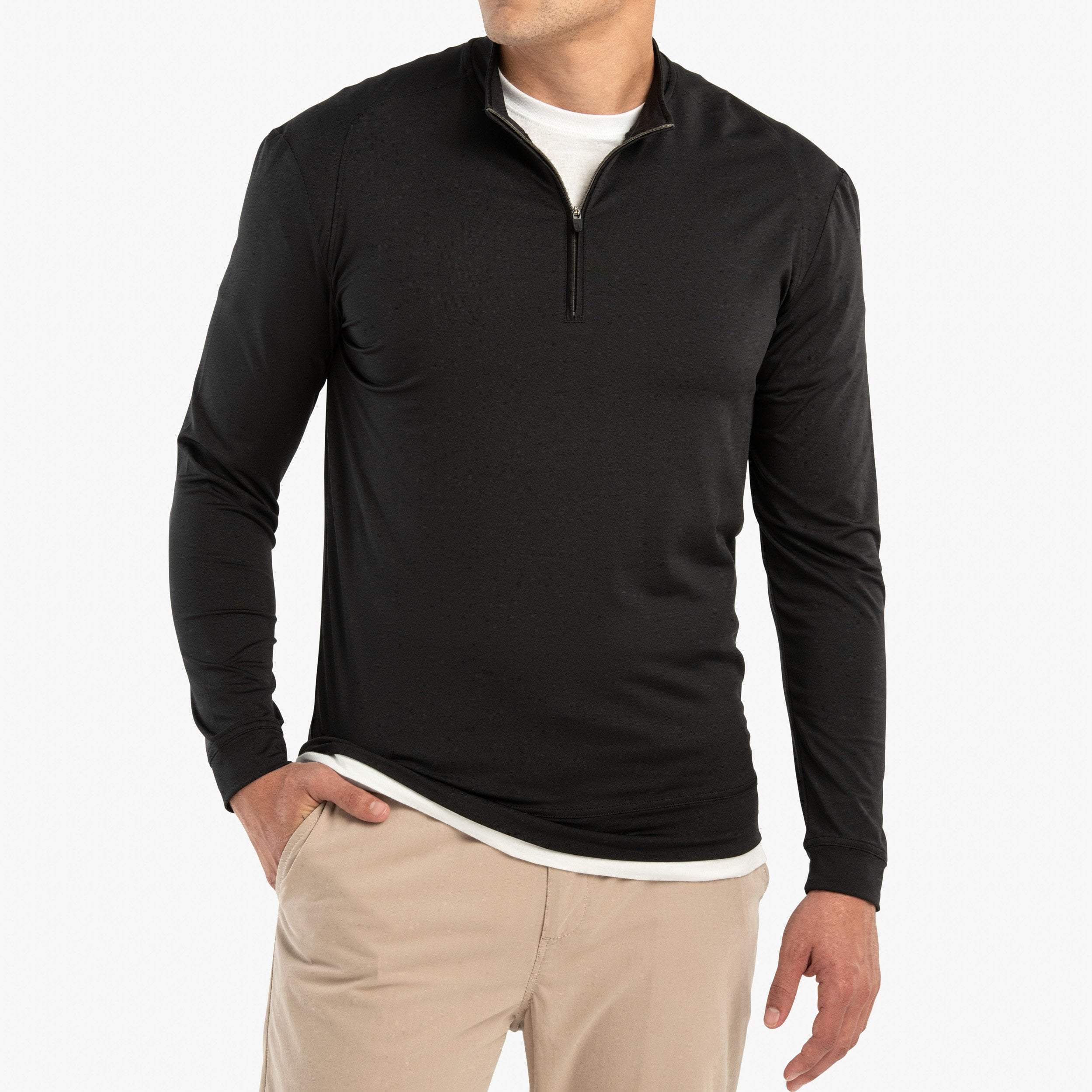 Flex PREP-FORMANCE 1/4 Zip Pullover (Black)