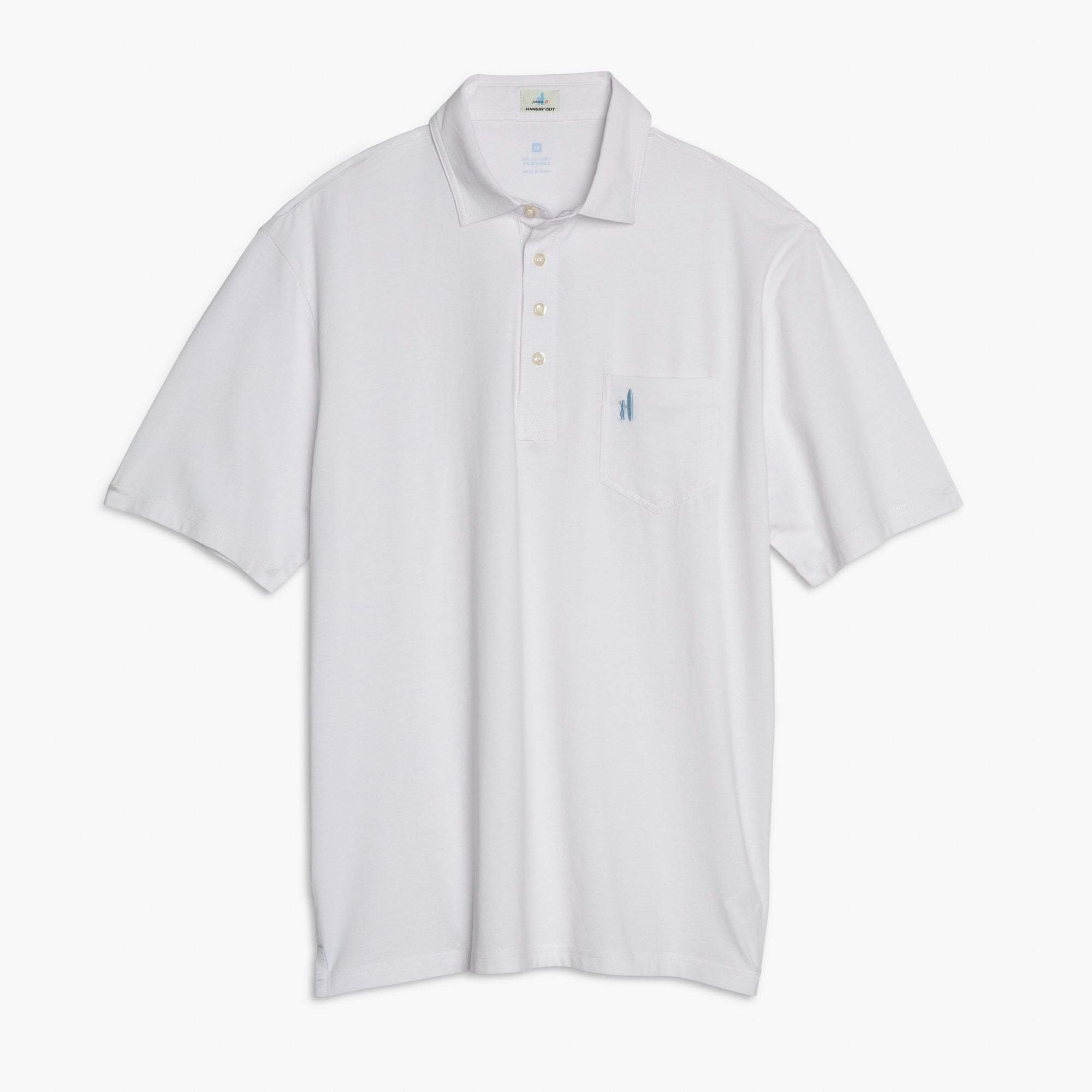 The Original 4-Button Polo (White)