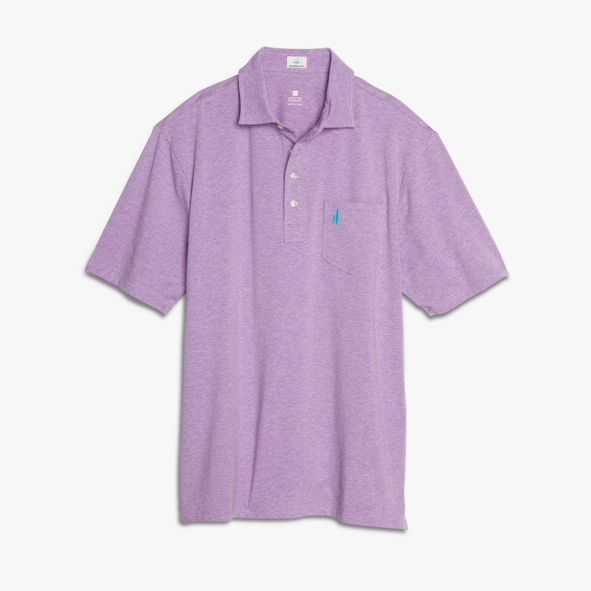 Heathered Original Polo (Aster)