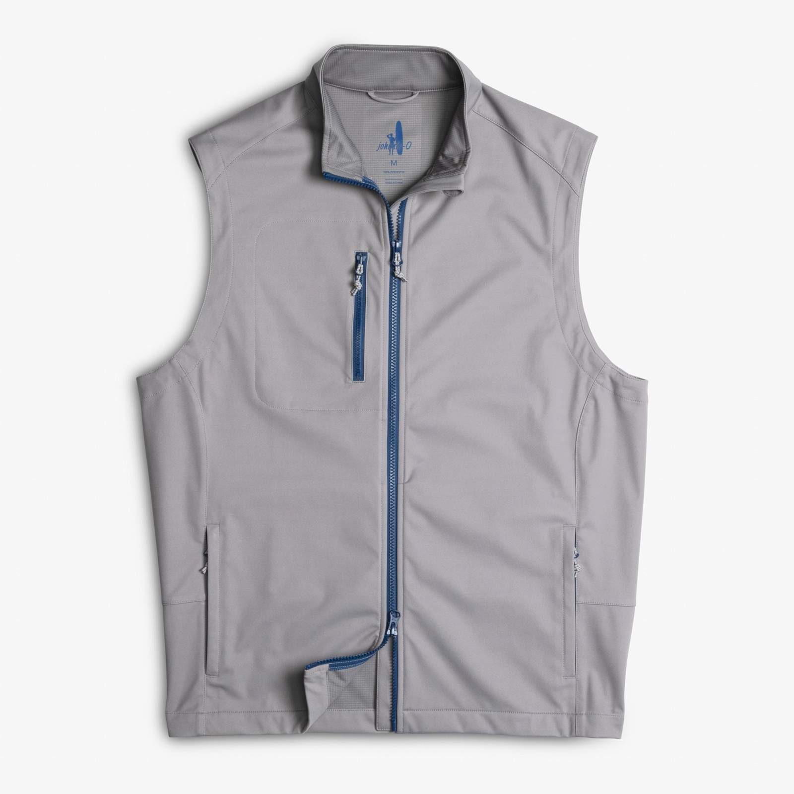 Crest 2-Way Zip Front Wind Vest (Steel)