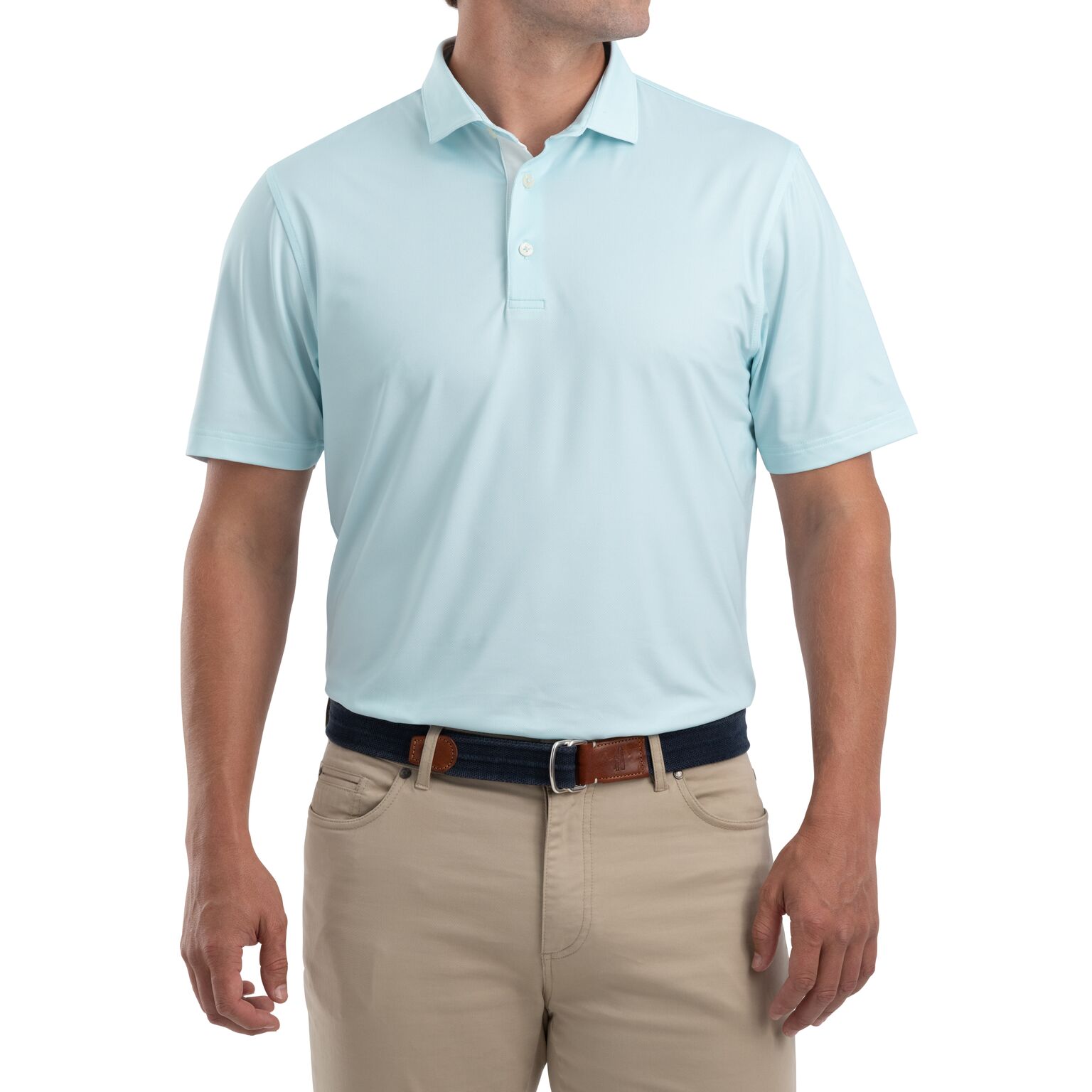 Robben Printed PREP-FORMANCE Jersey Polo (Gulf Blue )