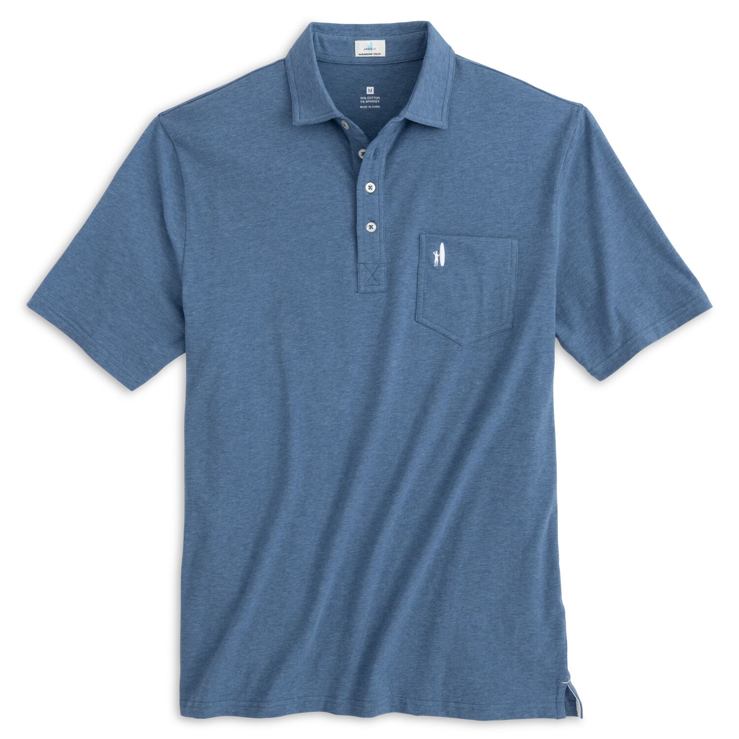 Heathered Original Polo (Oceanside )