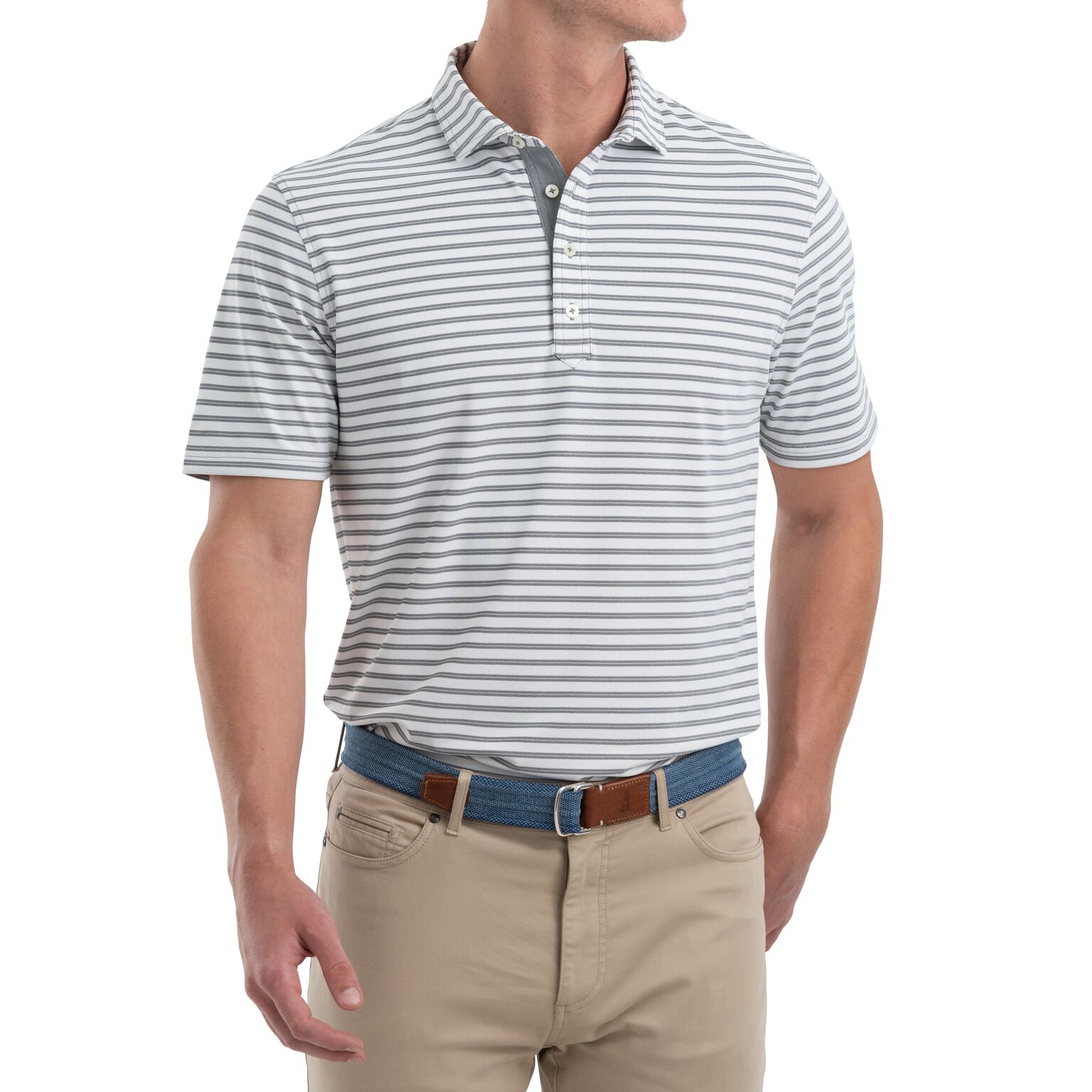 Evans PREP-FORMANCE Pique Polo (Black)