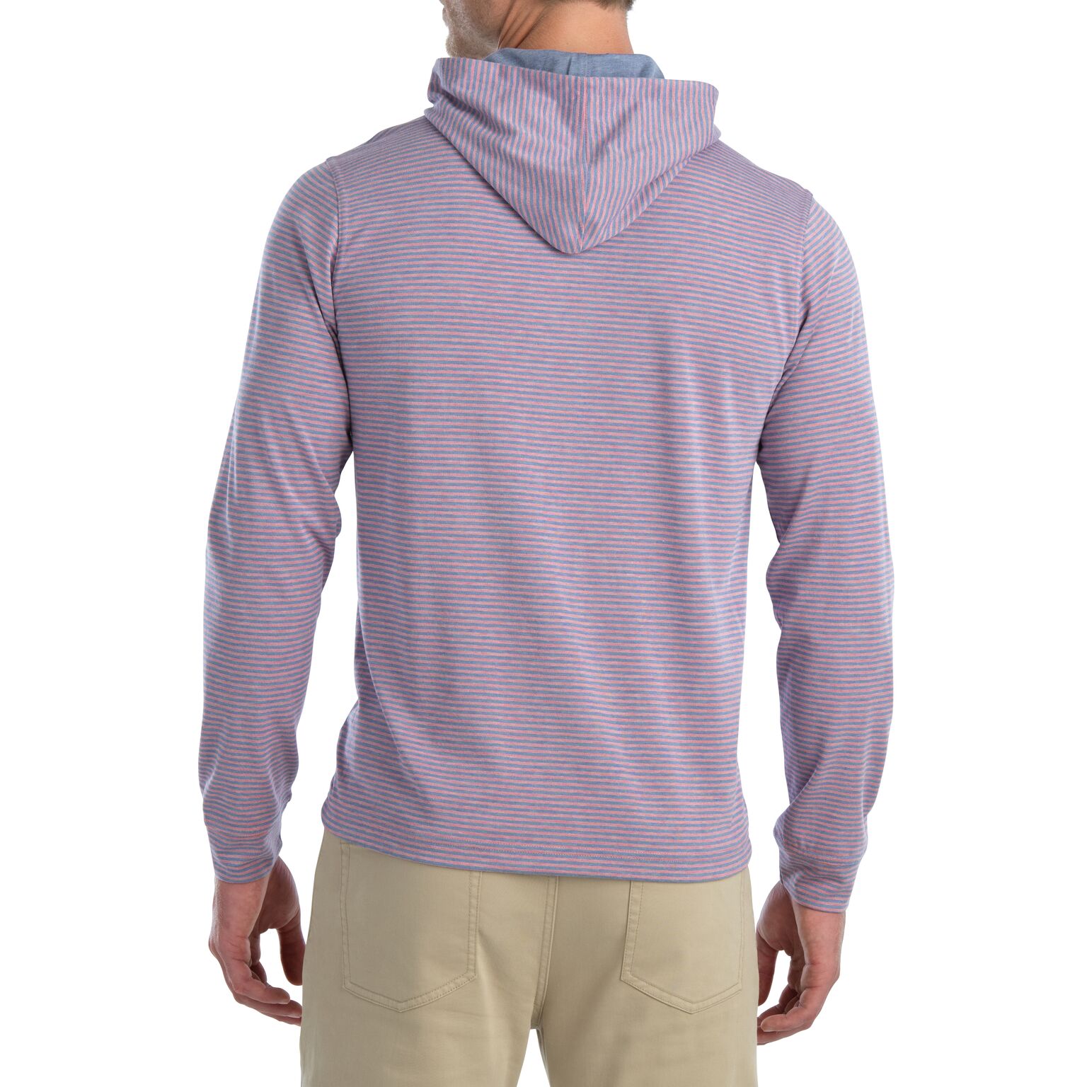 Grimes Striped Long Sleeve Hooded Tee (Dolly)