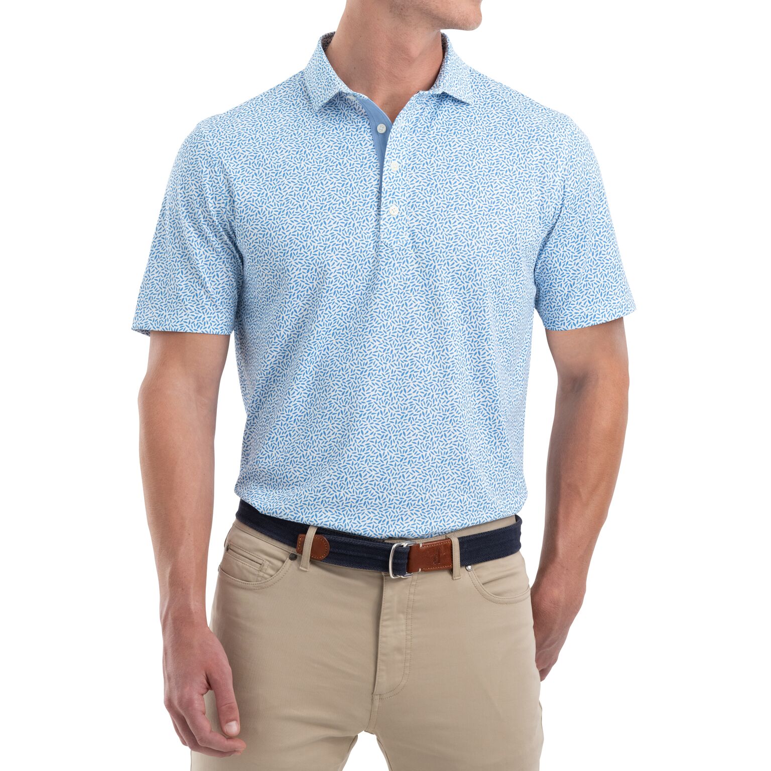 Ponto Printed PREP-FORMANCE Pique Polo (Riptide )