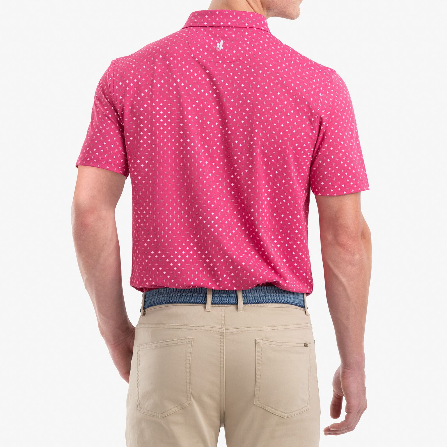 Hinton Printed Prep-Formance Pique Polo (Senorita)