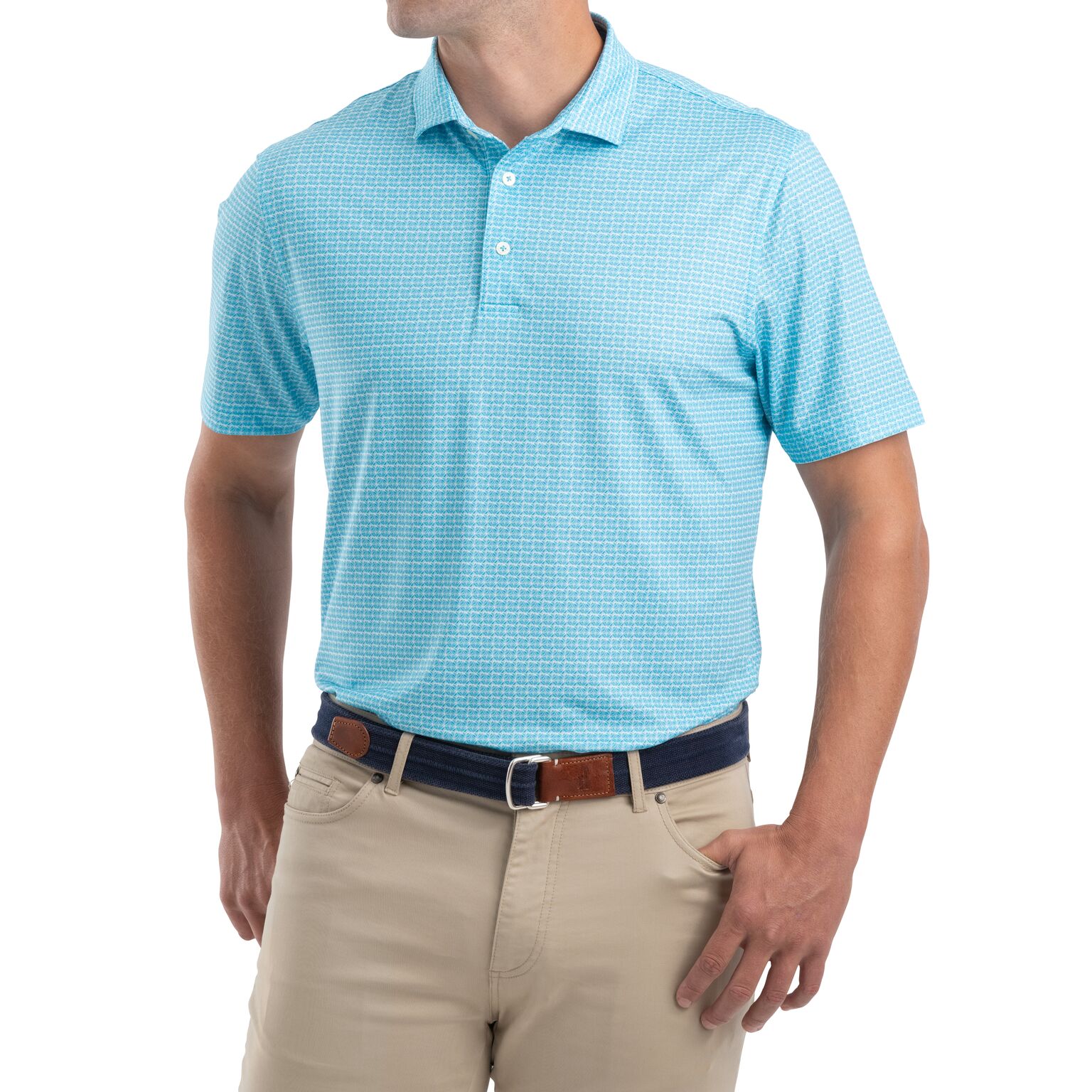 Wagner Printed PREP-FORMANCE Jersey Polo (Niagara)