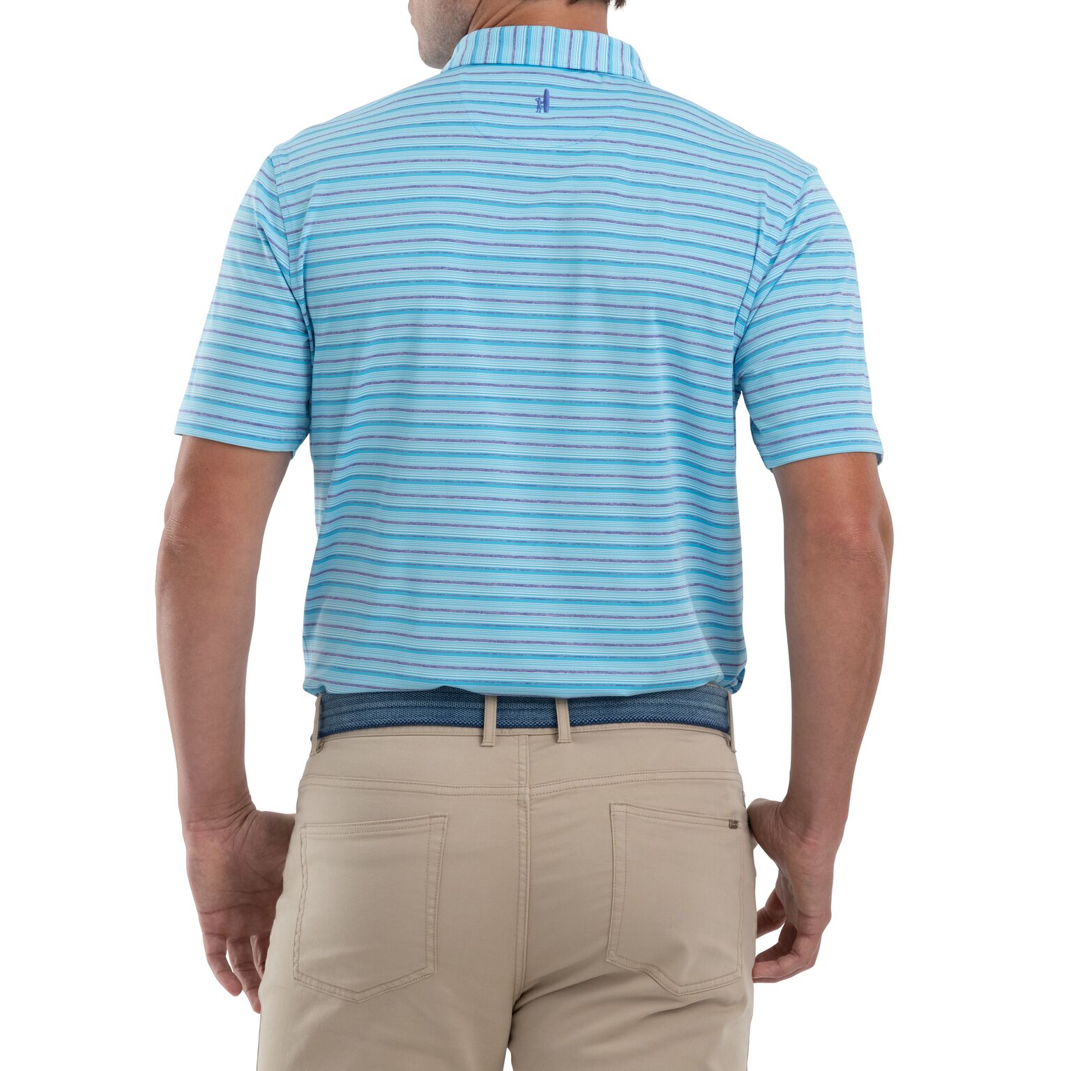 Kane Striped PREP-FORMANCE Jersey Polo (Niagara)