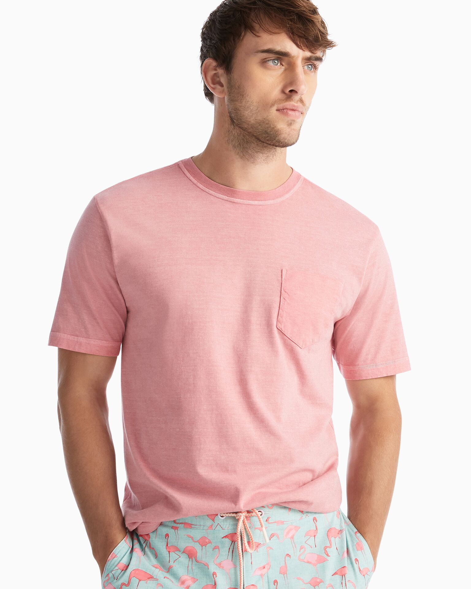 Tyler Crewneck T-Shirt (Malibu Red)