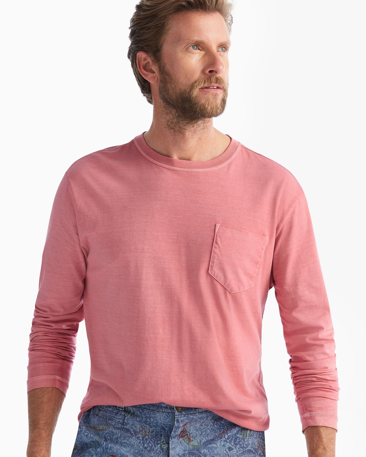 Mulder Long Sleeve Tee (Malibu Red)