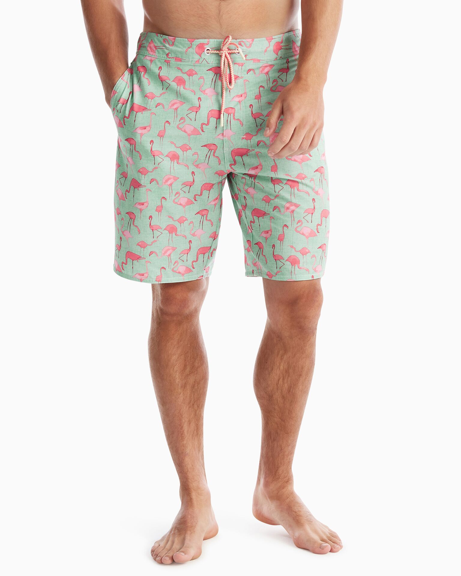 Acklins Half Elastic Surf Short (Flamingo)