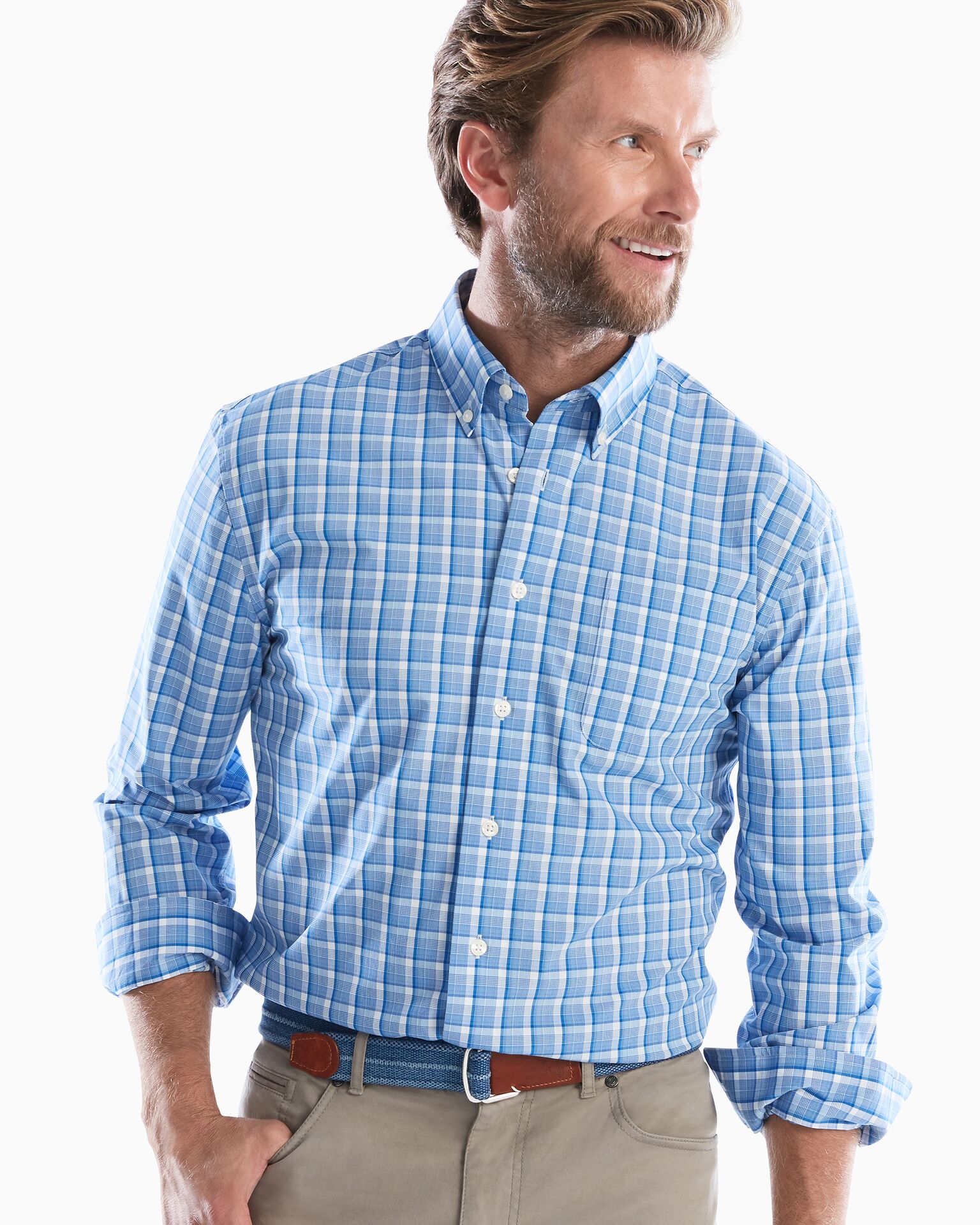 Seamus PREP-FORMANCE Button Down Shirt (Wake)