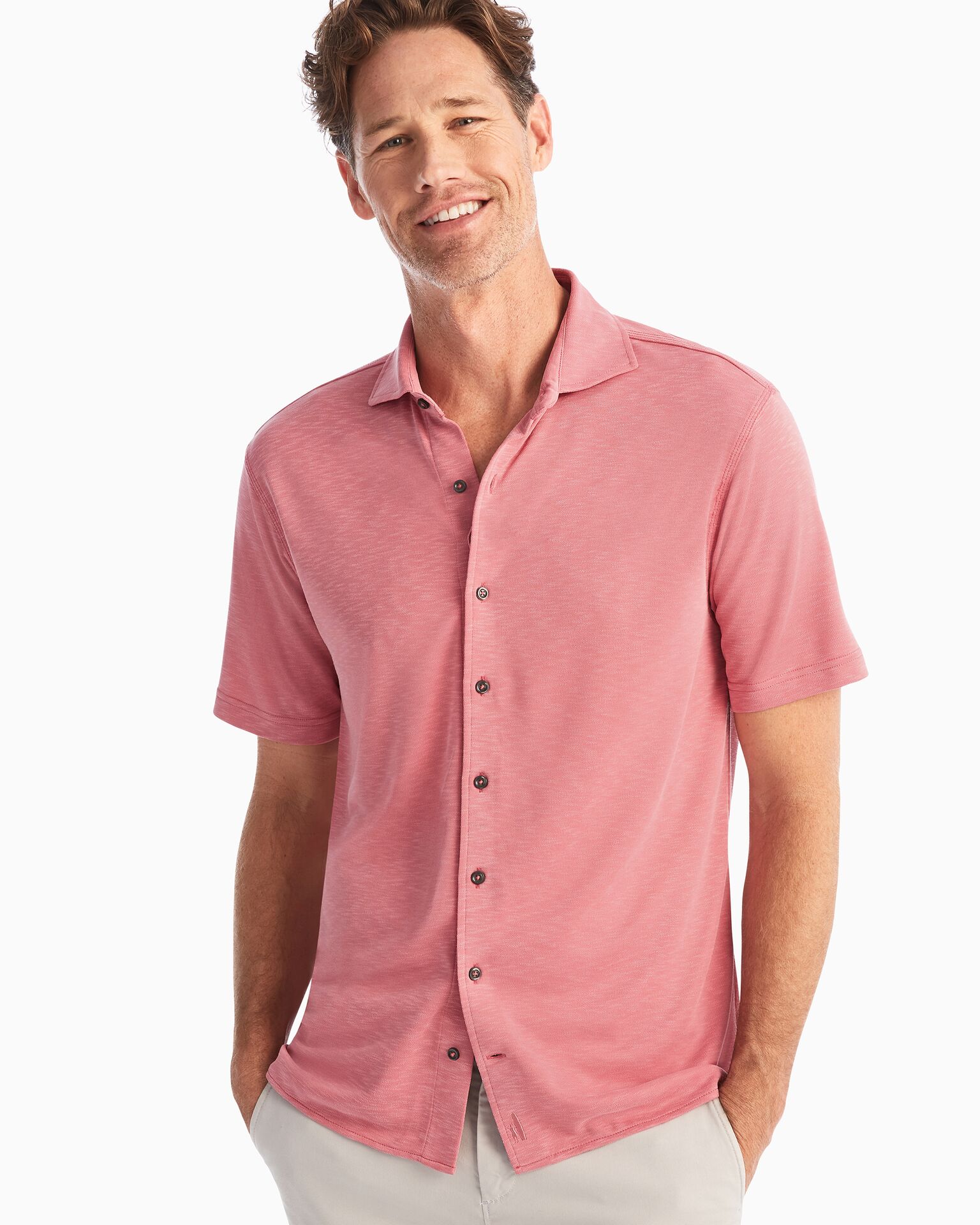 Stokes Prep-Formance Short Sleeve Button Down Shirt (Bandana)