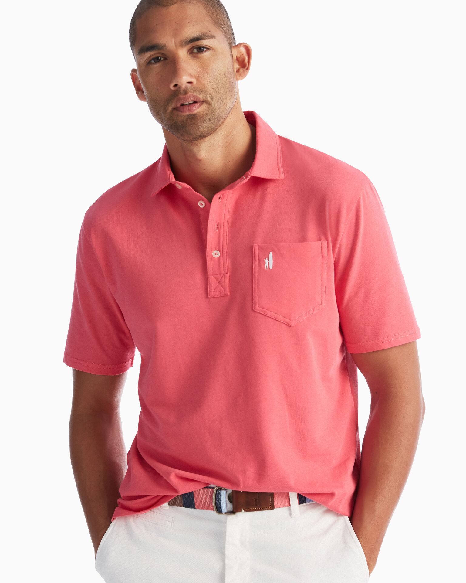 The Original 4-Button Polo (Strawberry)