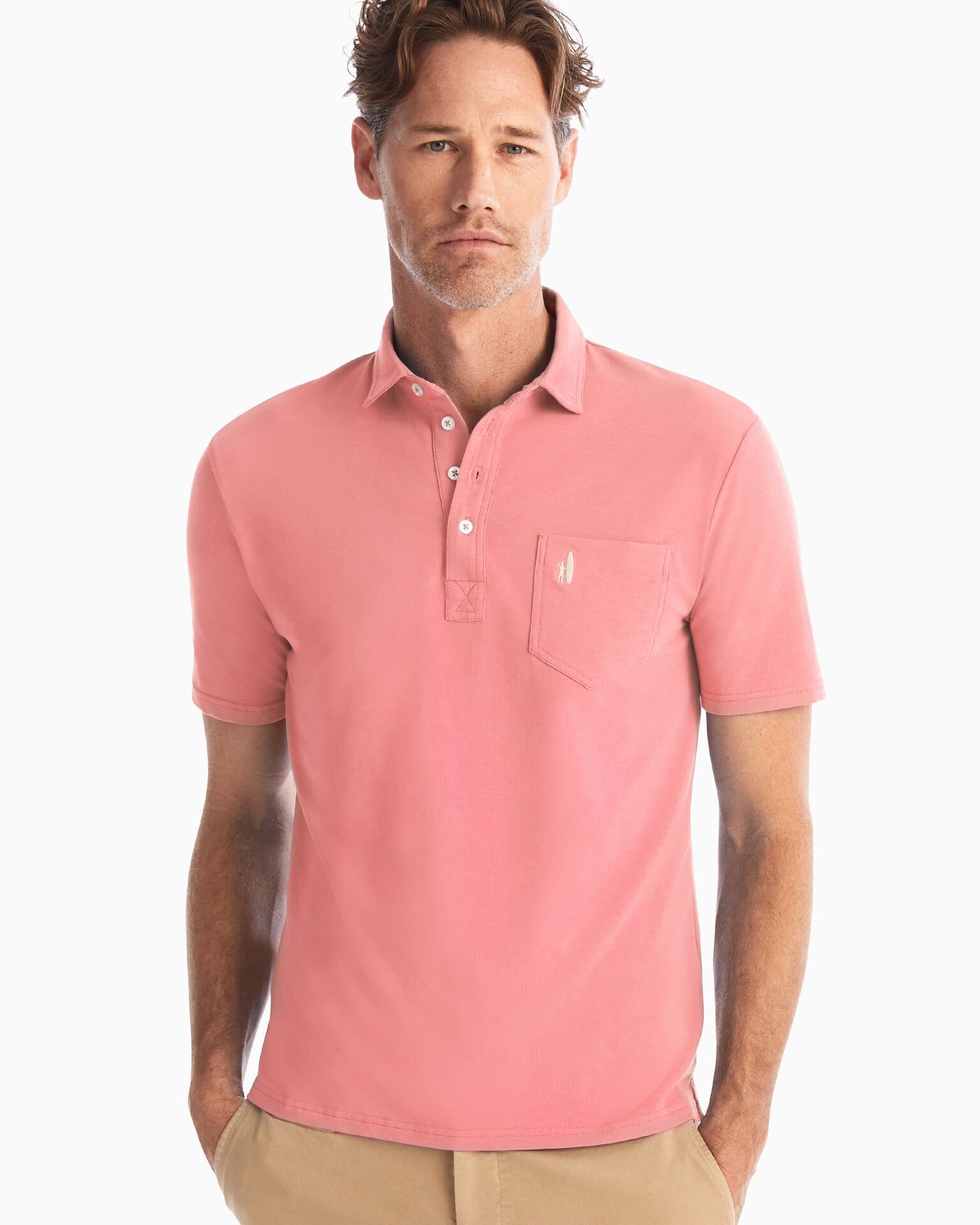 The Original 4-Button Polo (Coral Reefer)