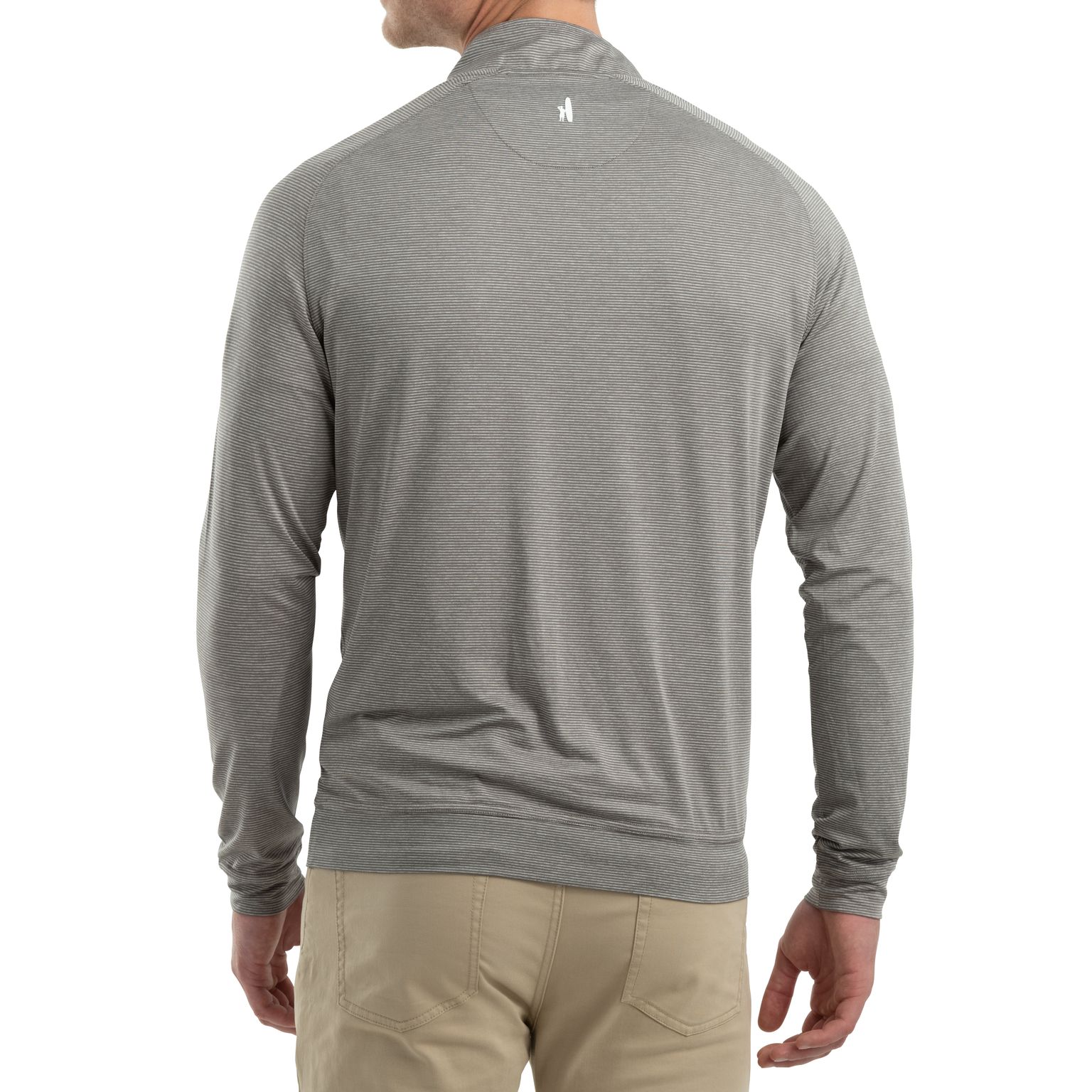 Vaughn Striped PREP-FORMANCE 1/4 Pullover (Meteor)