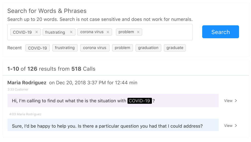 monitoring covid-19 related keywords