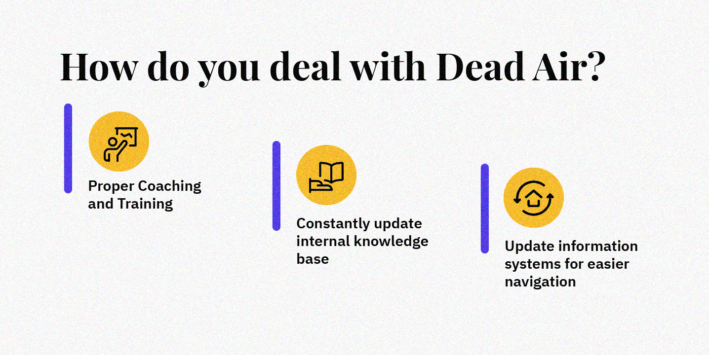 Best ways to avoid dead air