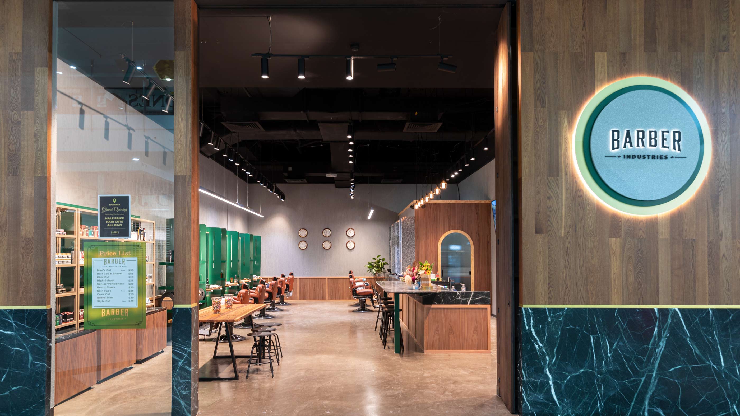 Barber Industries Westfield Tuggerah NSW