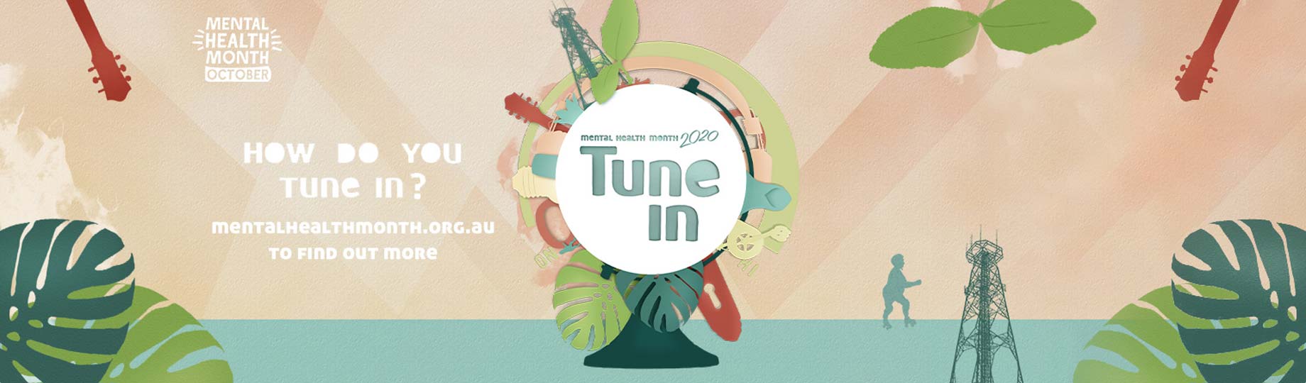 Tune In To Mental Health Month - Information Banner
