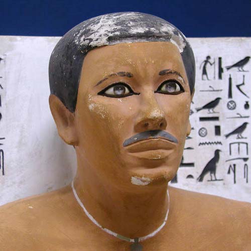 Egyptian Prince Rahotep - The earliest evidence of a moustache that we could find.