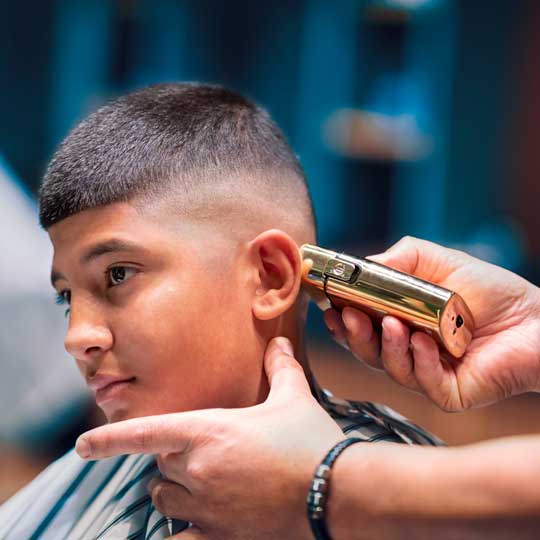 Barber working at new barbershop in Westfield Tuggerah
