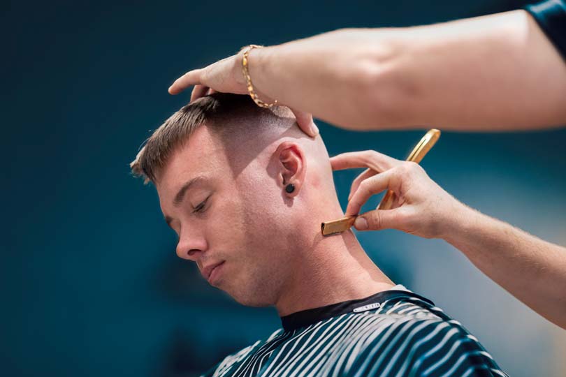 high fade hairstyle